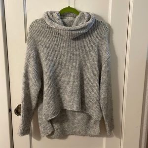 For the Republic turleneck cowl sweater